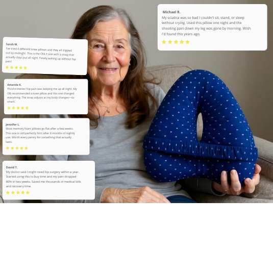 SpineAxis™ OrthoStrap Pillow