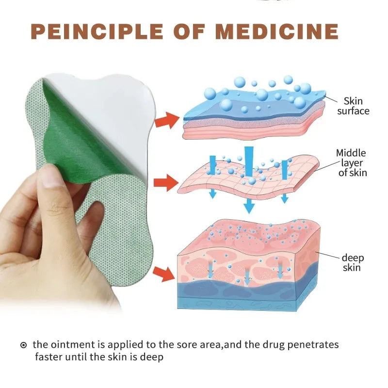 SpineAxis™ Wormwood Patches For Back + Hip Pain