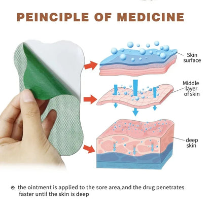 SpineAxis™ Wormwood Patches For Back + Hip Pain