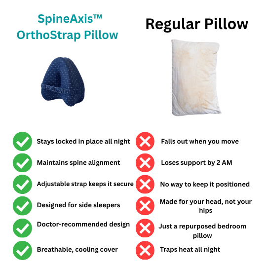 SpineAxis™ OrthoStrap Pillow
